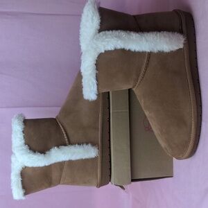 Sugar Paxley Chestnut Cozy Winter Boots size 8